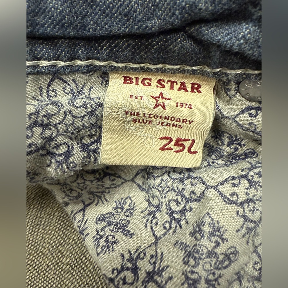 Y2K Big Star Dark Wash Flare Jeans - Picture 6 of 6